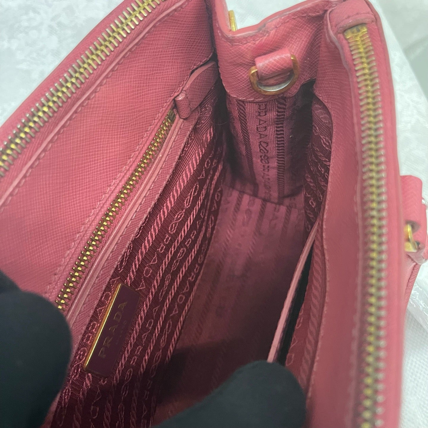 Prada - Saffiano Tote - Leather - Pink - (mini)
