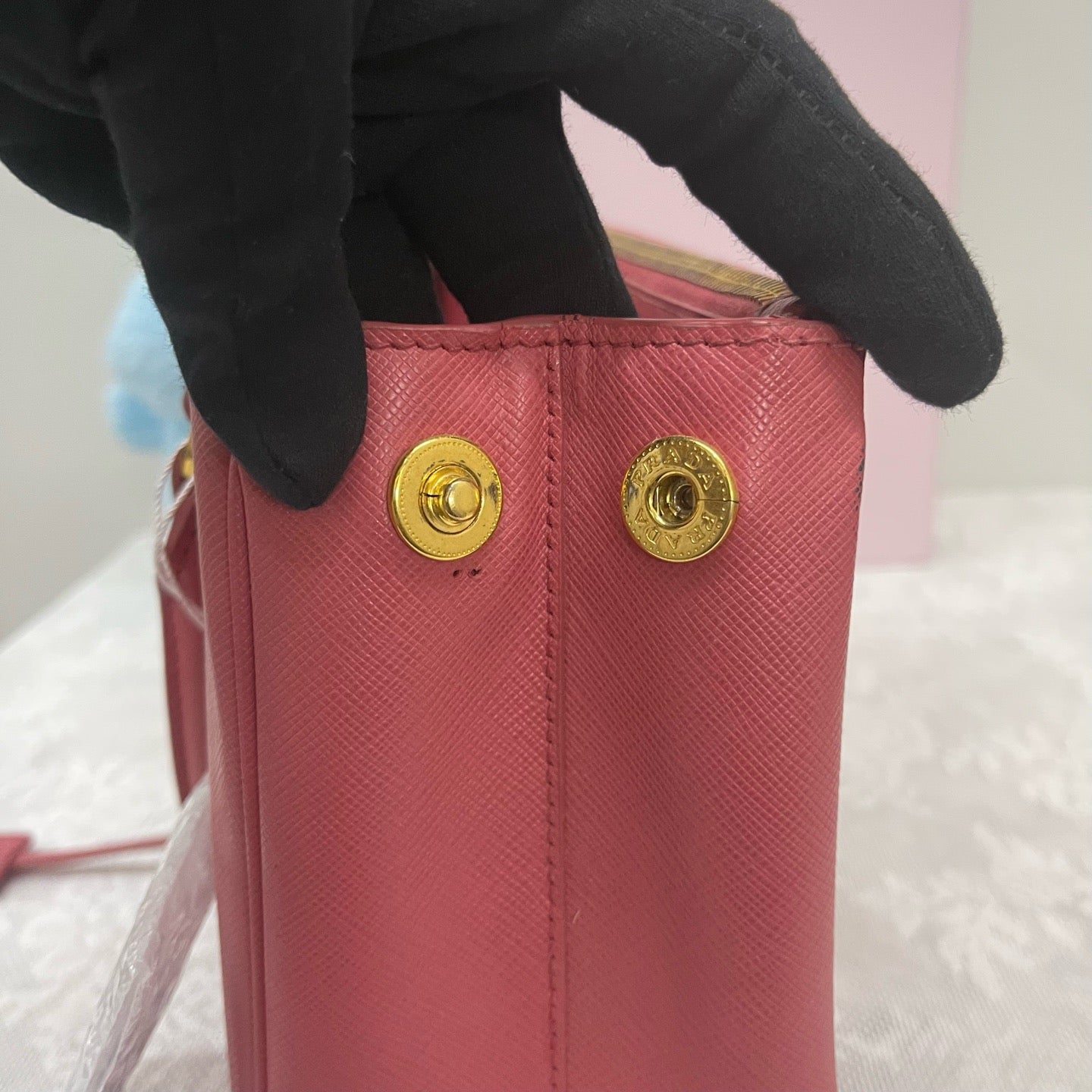 Prada - Saffiano Tote - Leather - Pink - (mini)