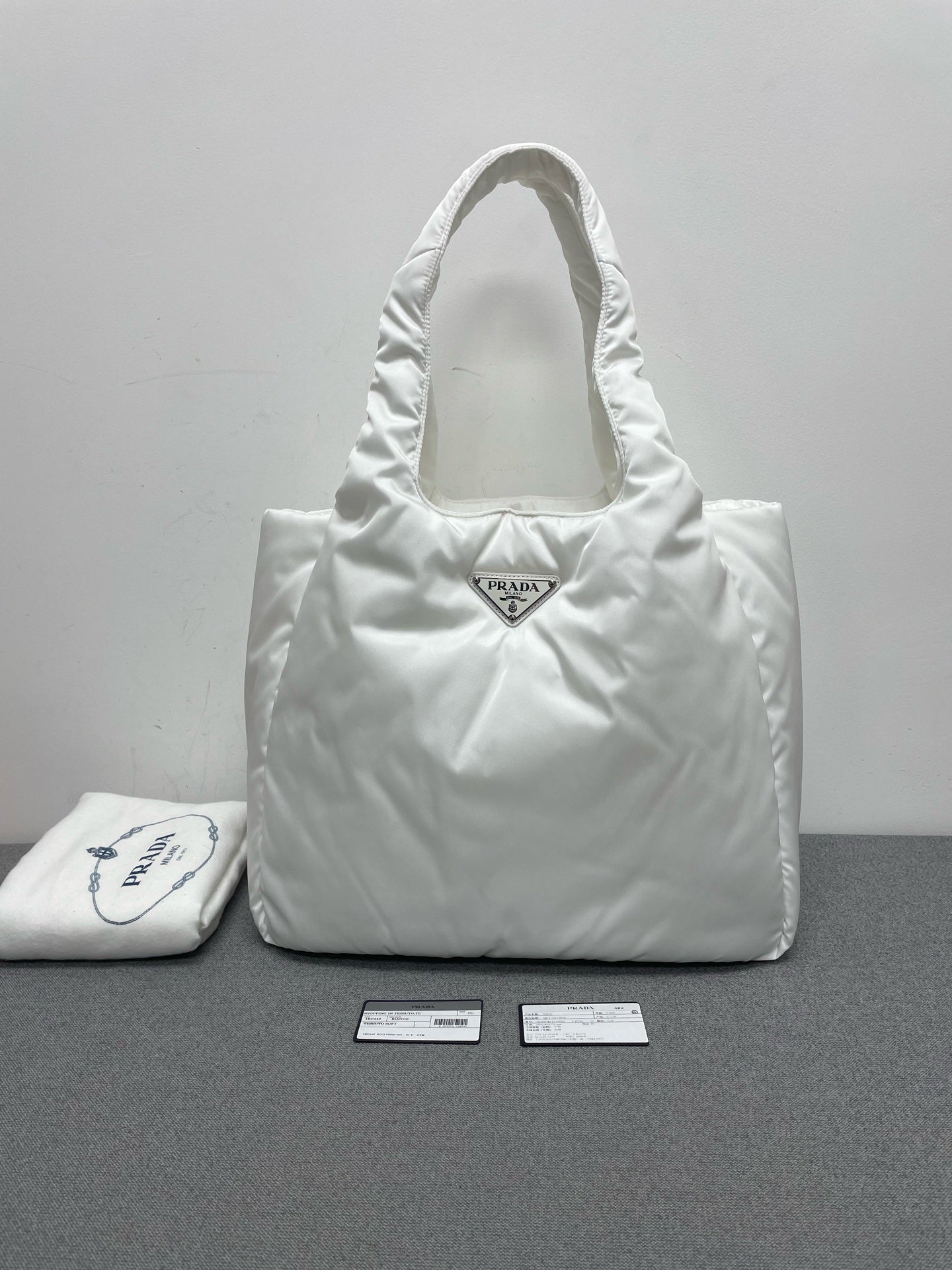 Prada - Shopping Bag - Polyamide - White - (Large)