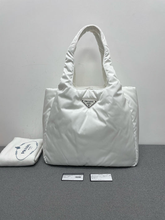 Prada - Shopping Bag - Polyamide - White - (Large)