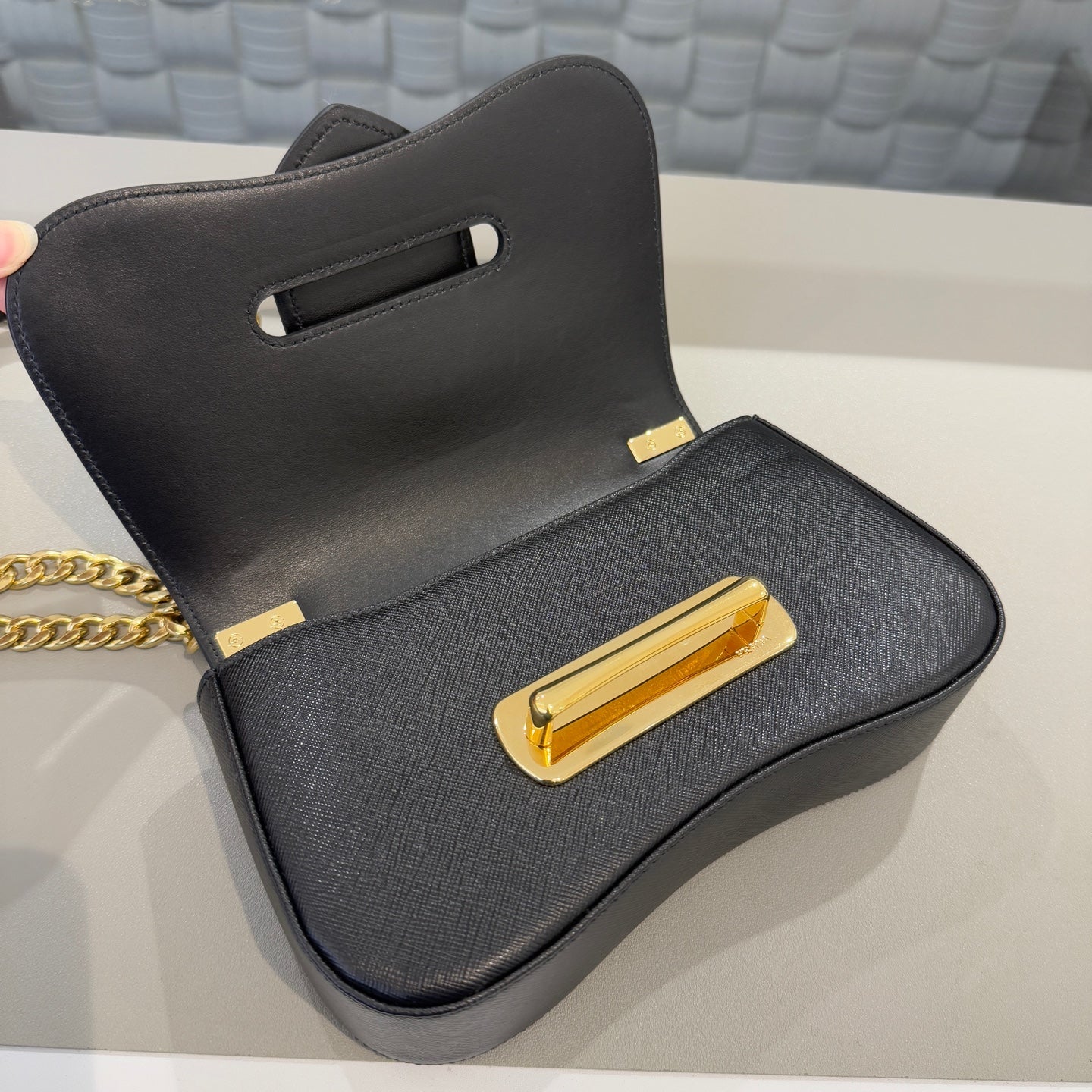 Prada - Sidonie - Leather - Black - (mini)