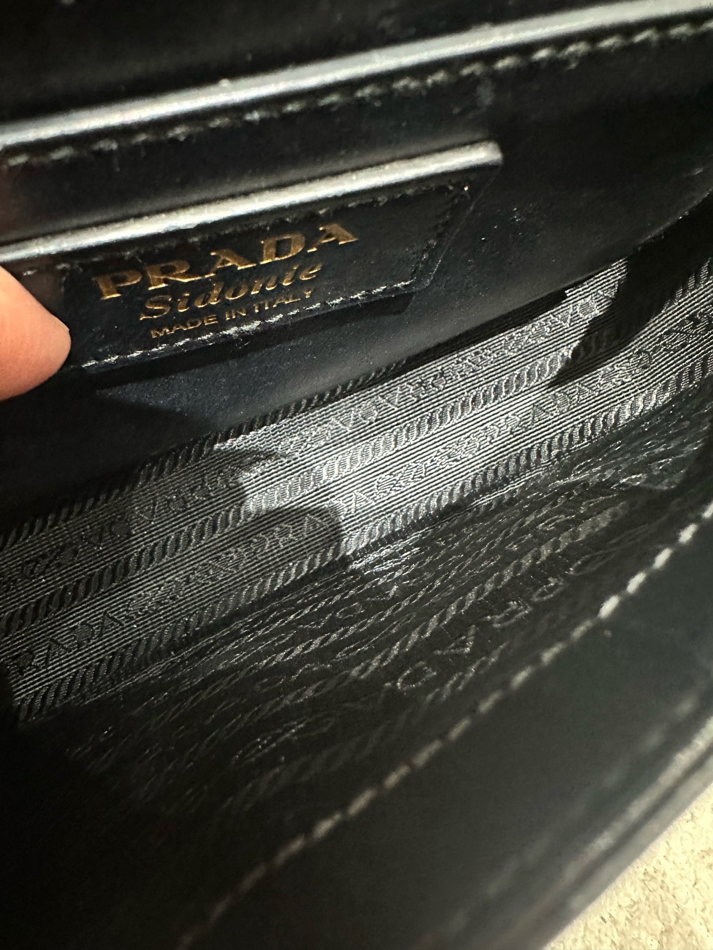 Prada - Sidonie - Saffiano leather - Black - (mini)