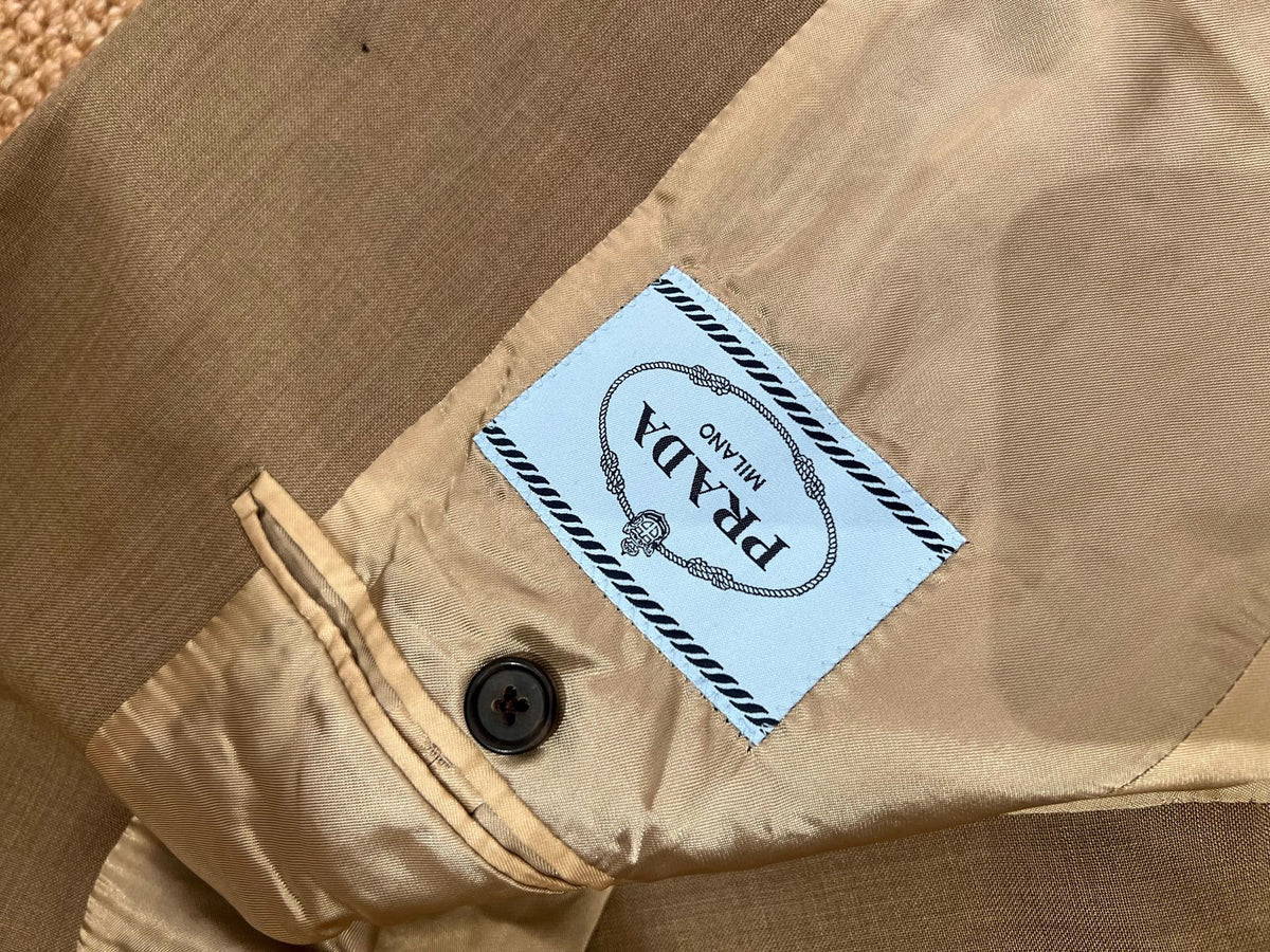 Prada - Suit Jacket - Wool - Beige - (38)