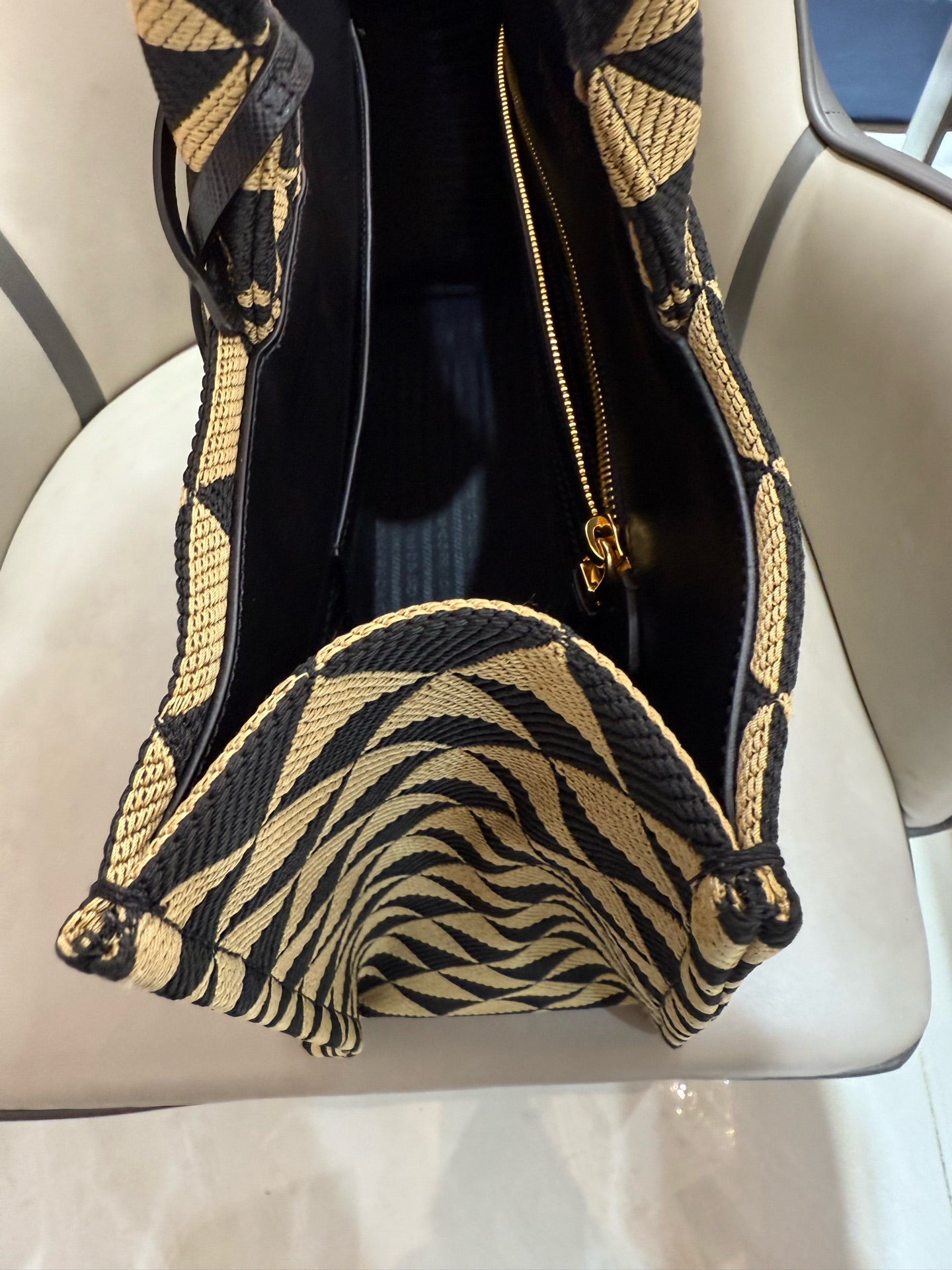 Prada - Symbol Tote Bag - Cloth - Multicolour - (medium)