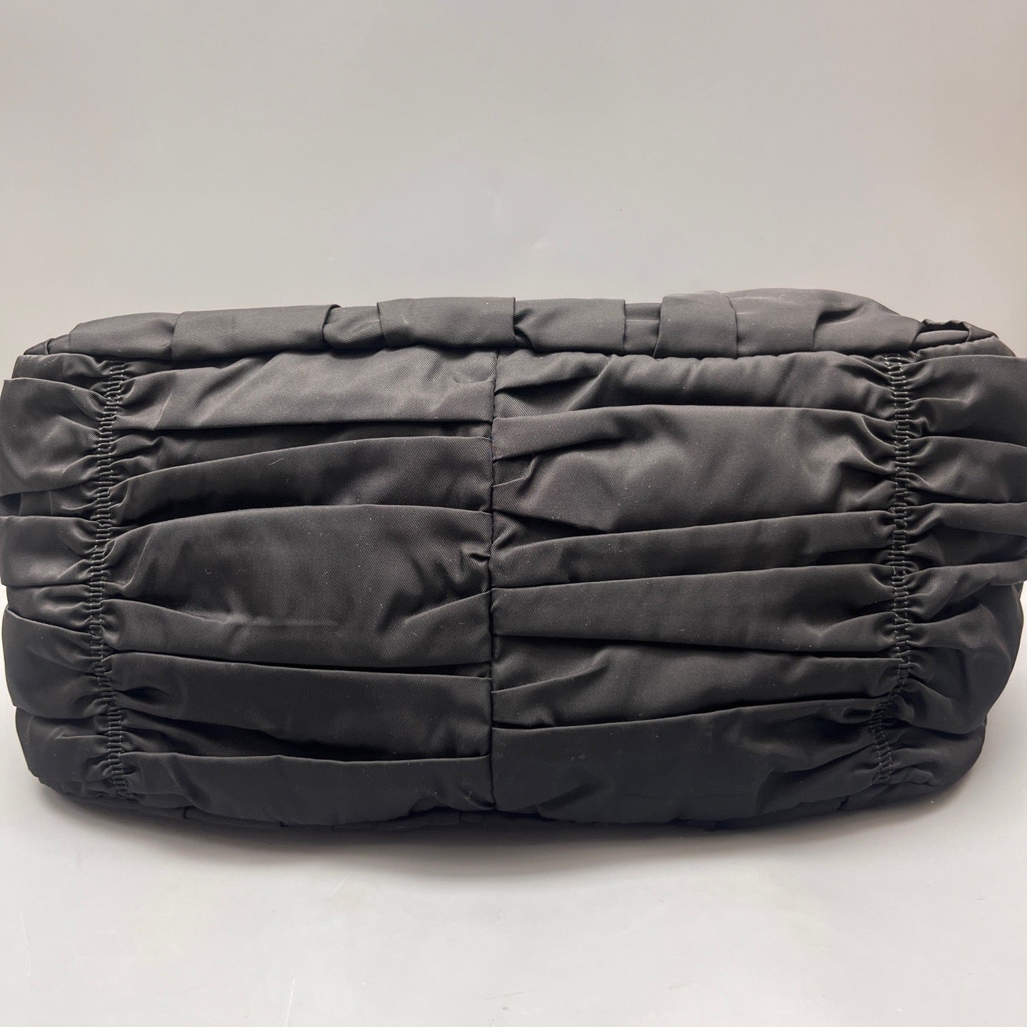 Prada - Tessuto Gaufre Tote Bag - Nylon and Leather - Black - (Medium)