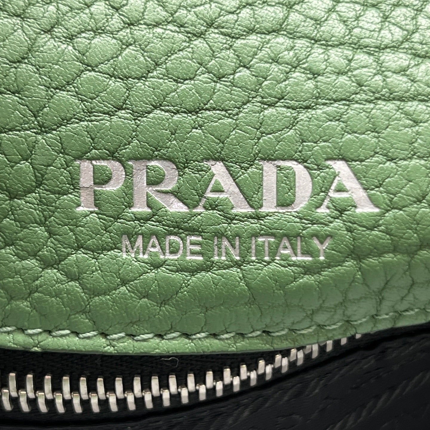 Prada - Threesis Bag - Leather - Green - (large)