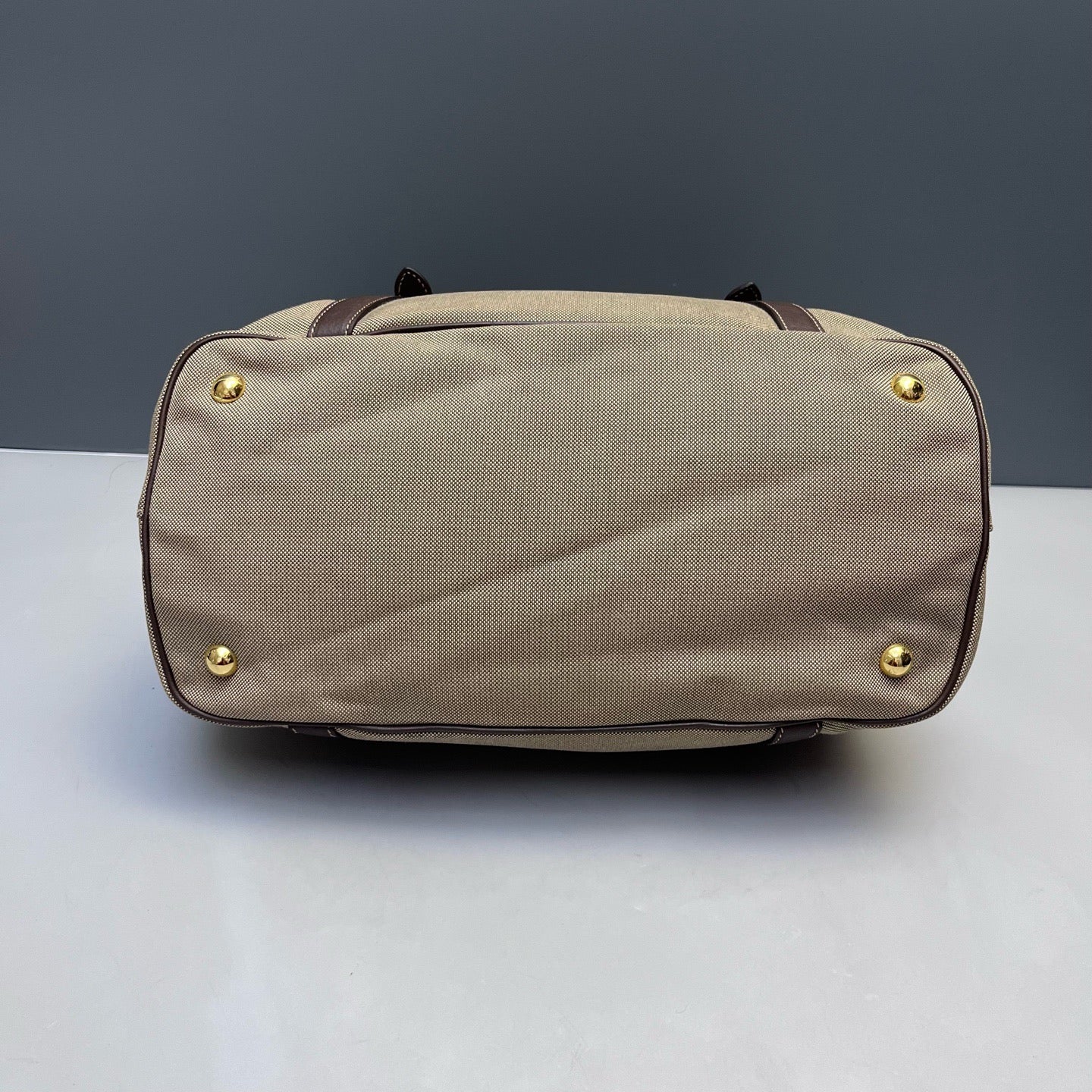 Prada - Tote Bag - Cloth - Beige - (Medium)