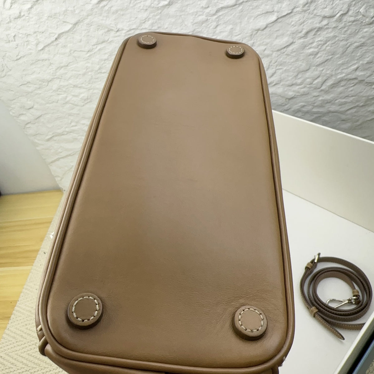 Prada - Tote Bag - Leather - Camel - (medium)