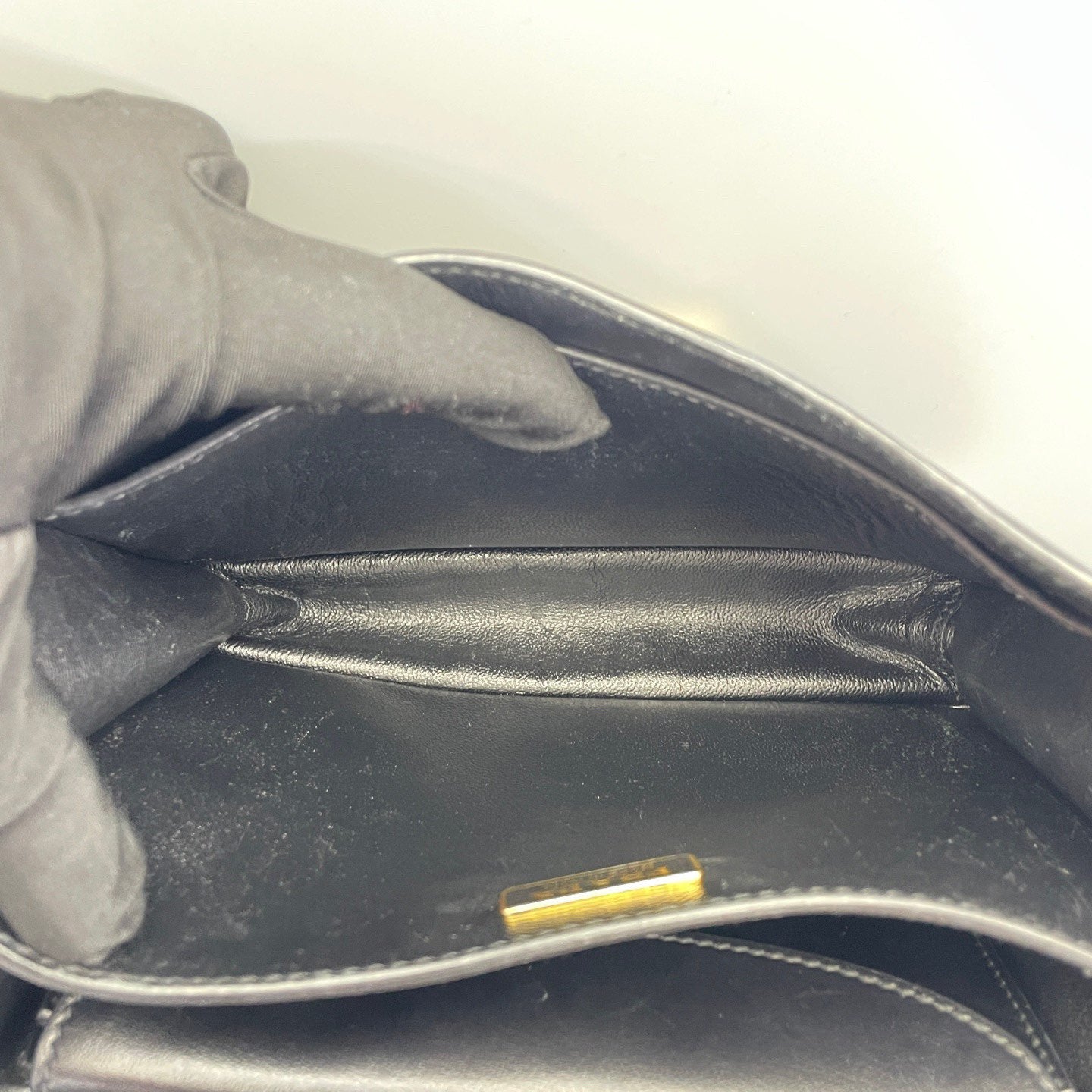 Prada - Trunk Bag - Saffiano leather and smooth leather - Black with Gold-Tone Hardware - (small)
