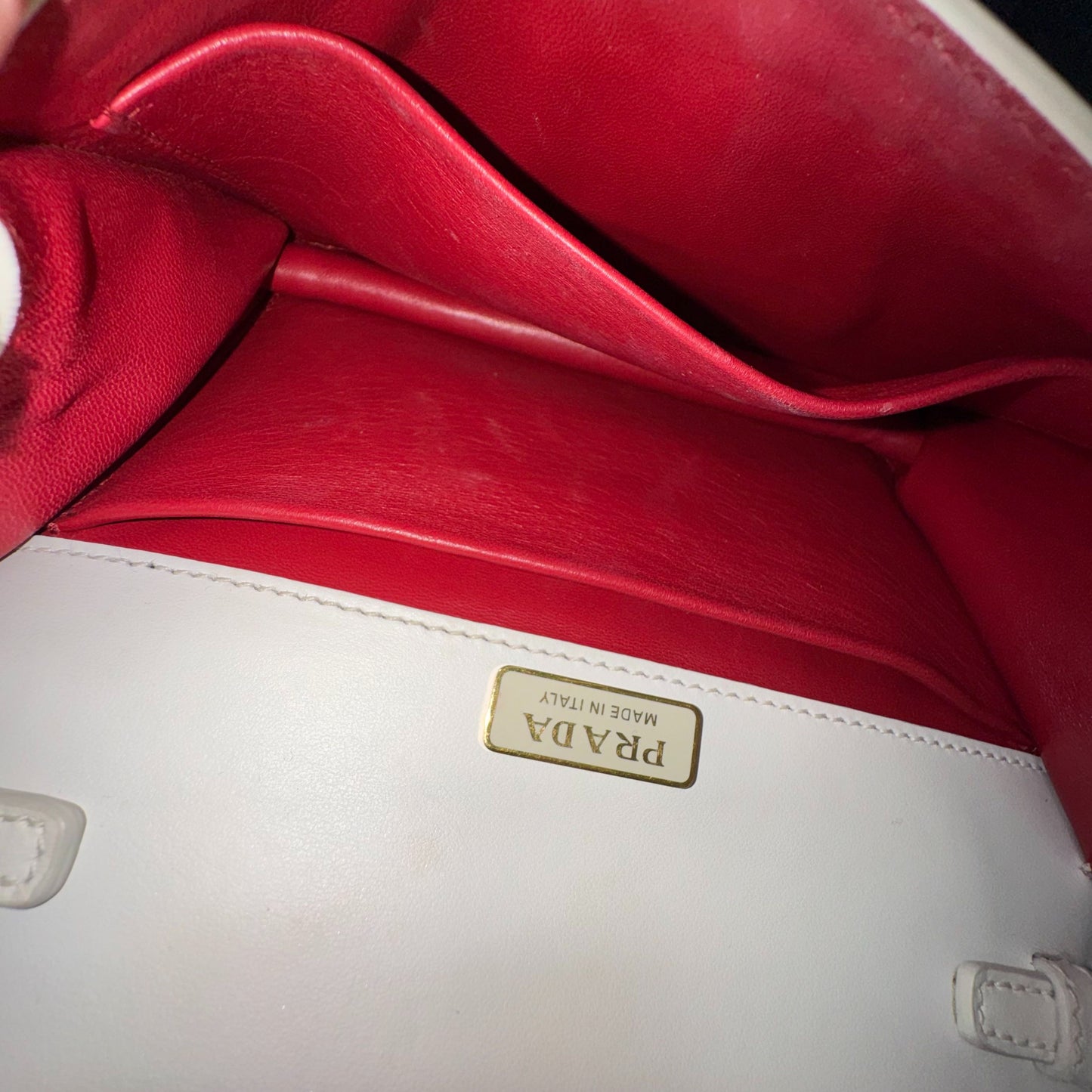 Prada - Valentine's Day Limited Edition Palace Box Bag - Leather - White - (mini)