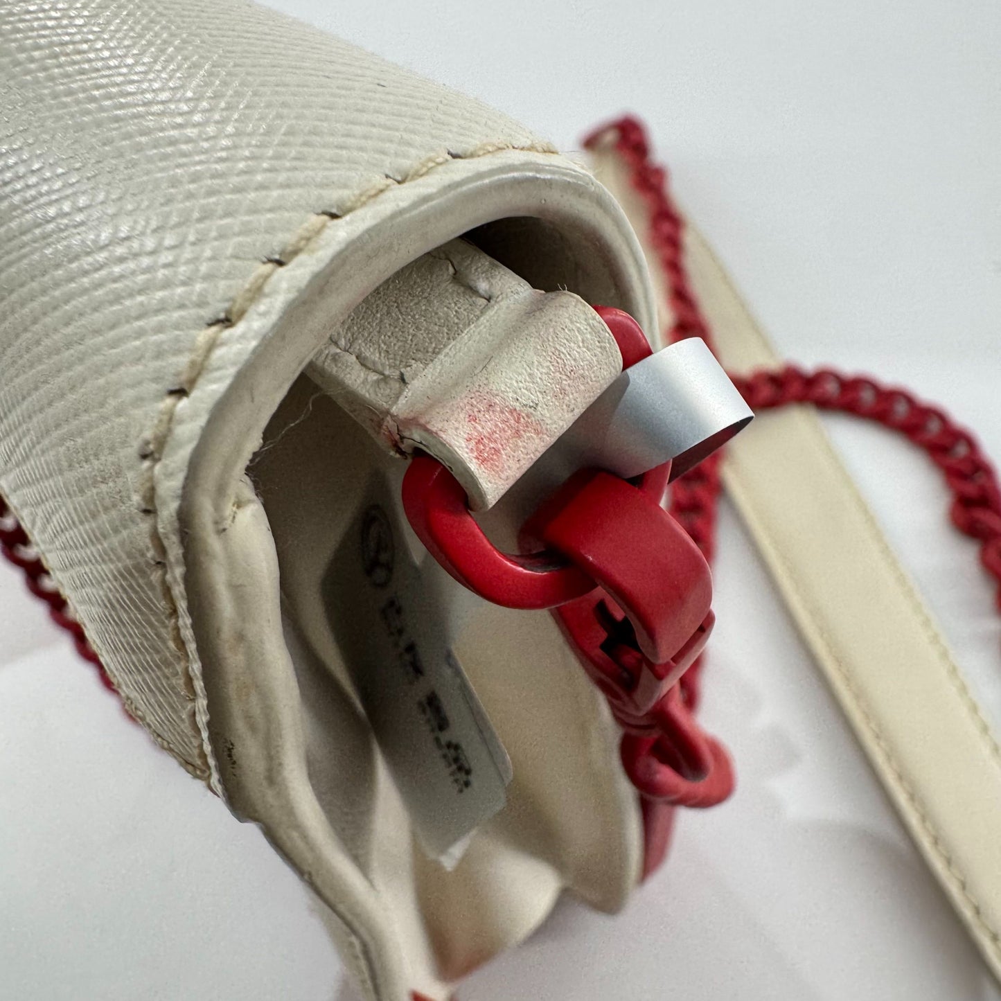 Prada - Valentine's Day Limited Edition Palace Box Bag - Leather - White - (mini)