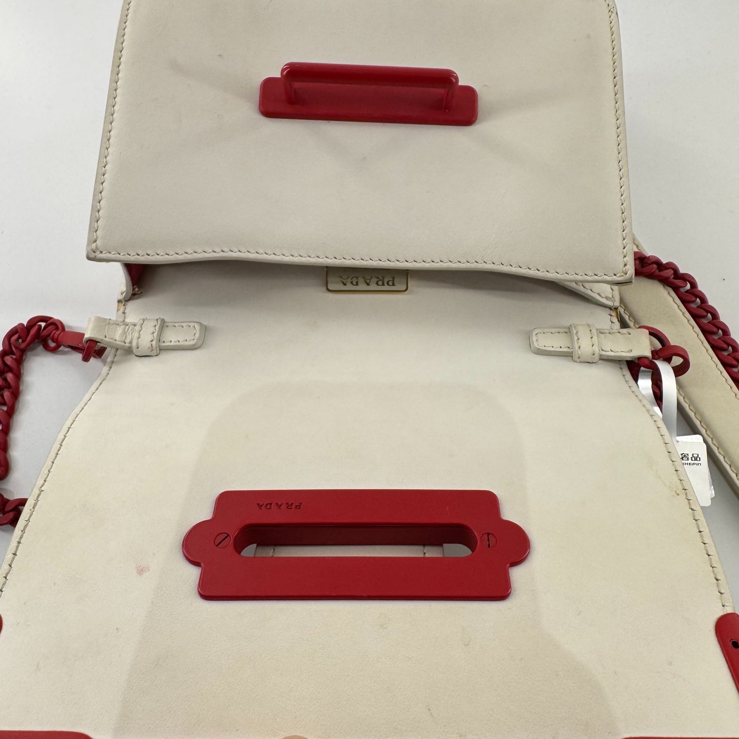 Prada - Valentine's Day Limited Edition Palace Box Bag - Leather - White - (mini)