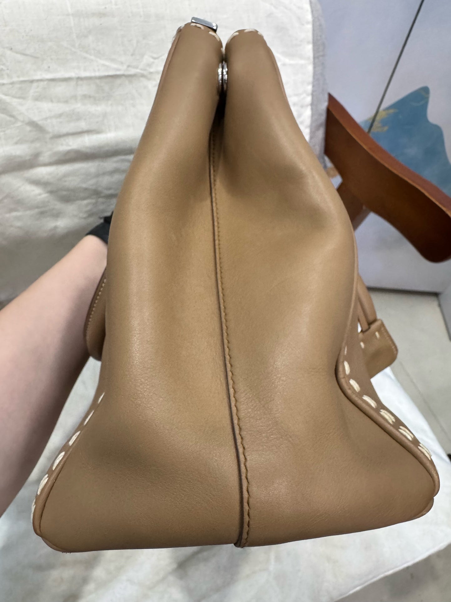Prada - Vitello Daino - Leather - Camel - (medium)