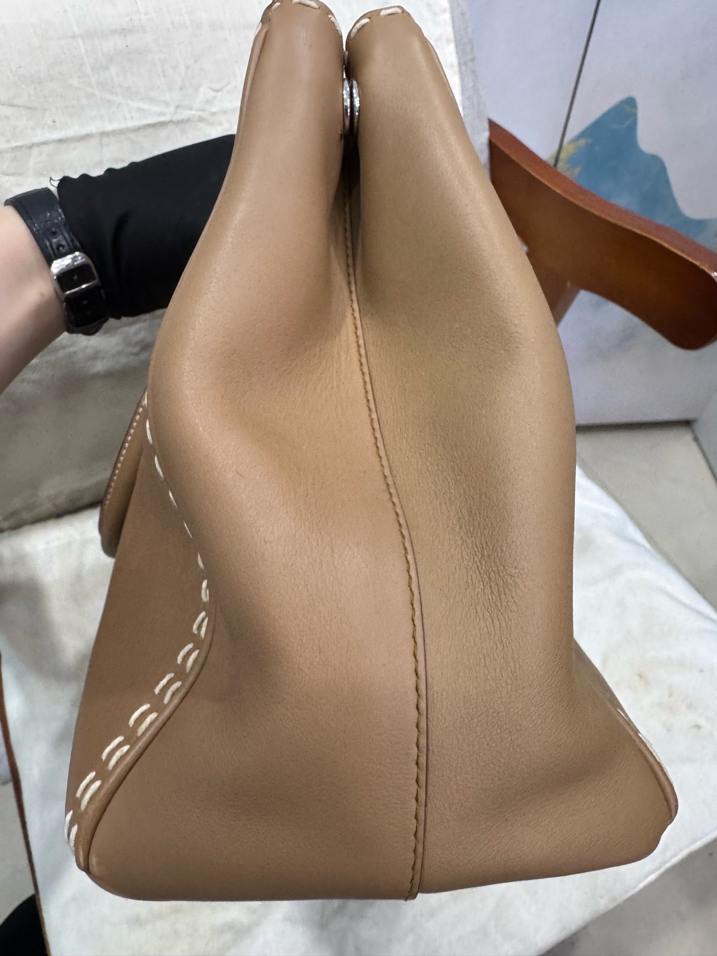 Prada - Vitello Daino - Leather - Camel - (medium)