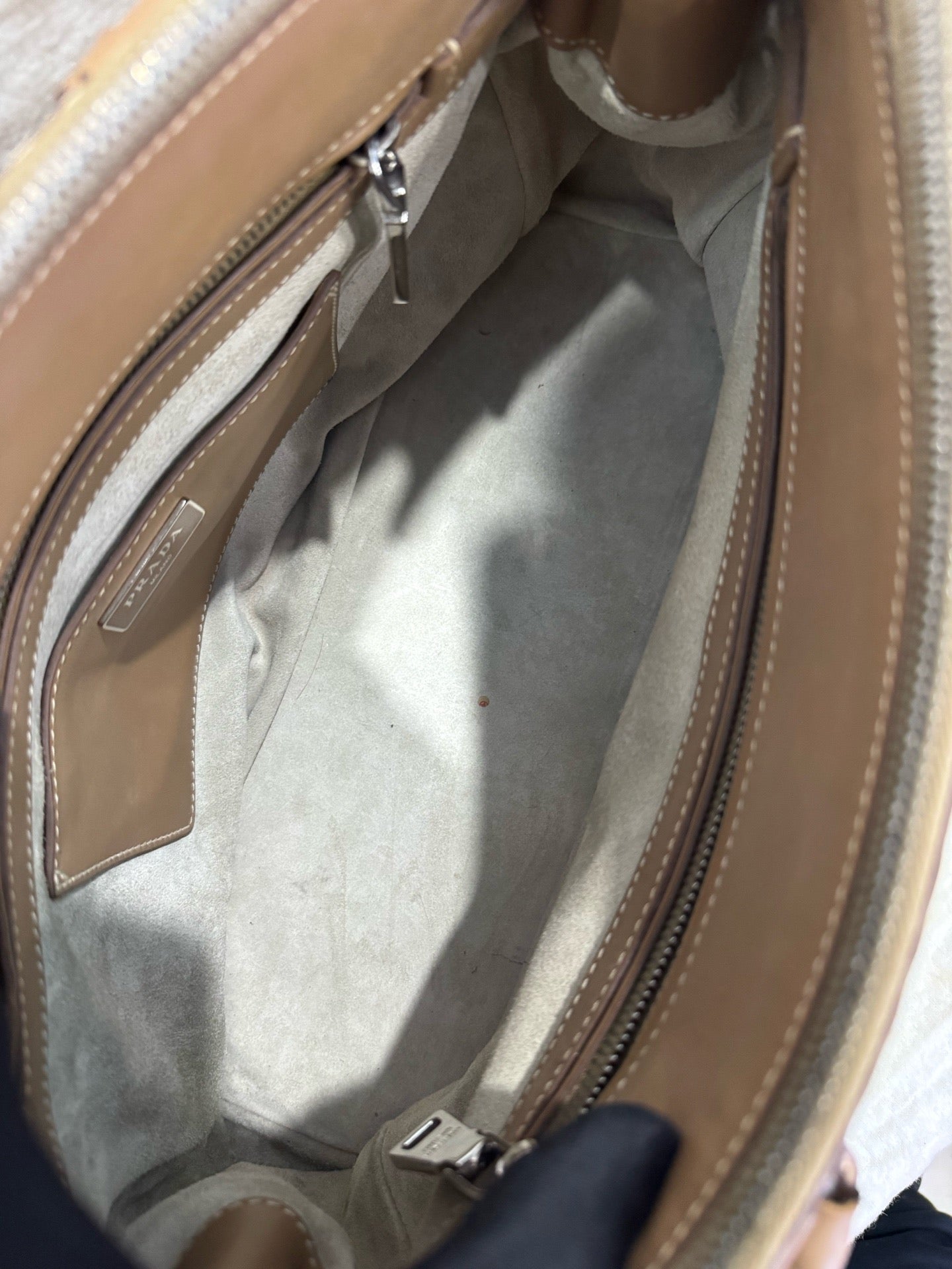 Prada - Vitello Daino - Leather - Camel - (medium)