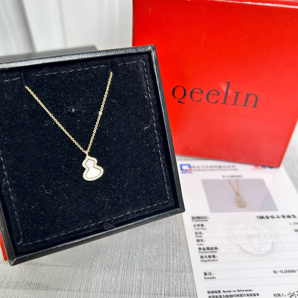 Qeelin - Wulu - 18K rose gold, diamonds and mother-of-pearl - Gold - (41 cm)