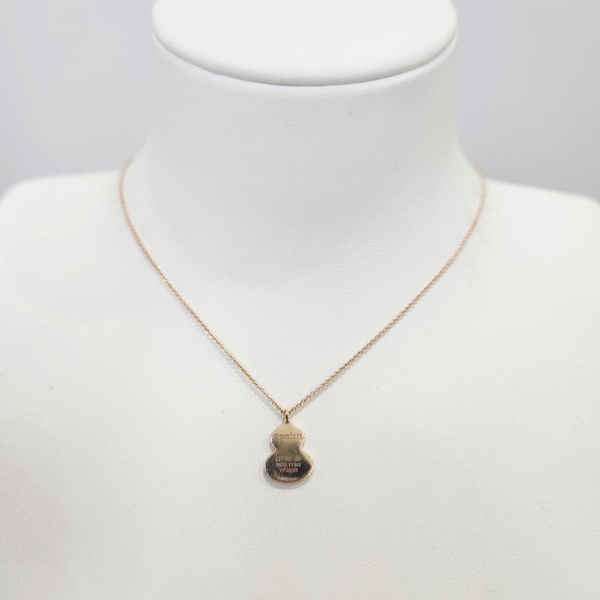 Qeelin - Wulu - 18K rose gold, diamonds and white mother-of-pearl - Gold
