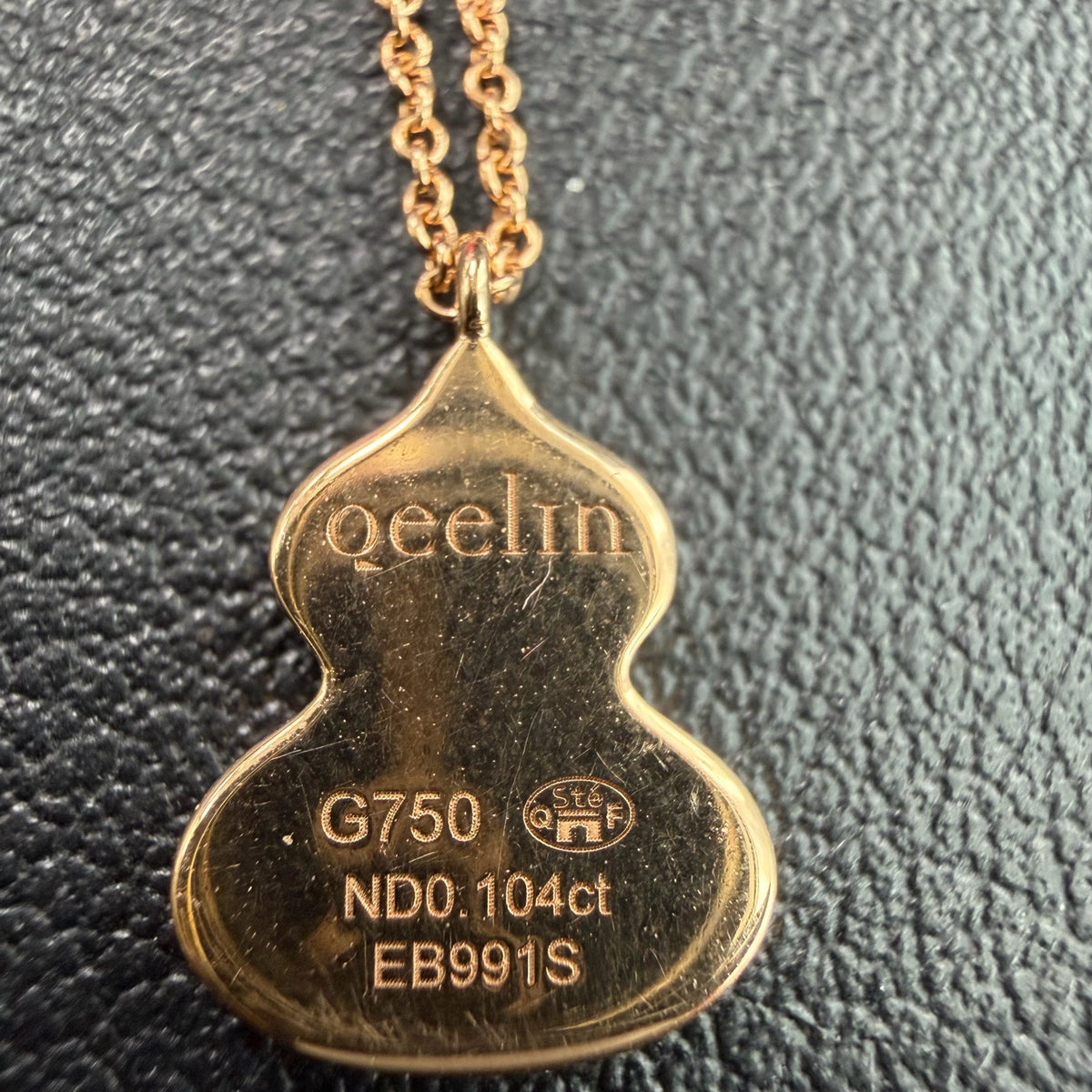Qeelin - Wulu - 18K rose gold, red agate and diamonds - Red - (41.5)