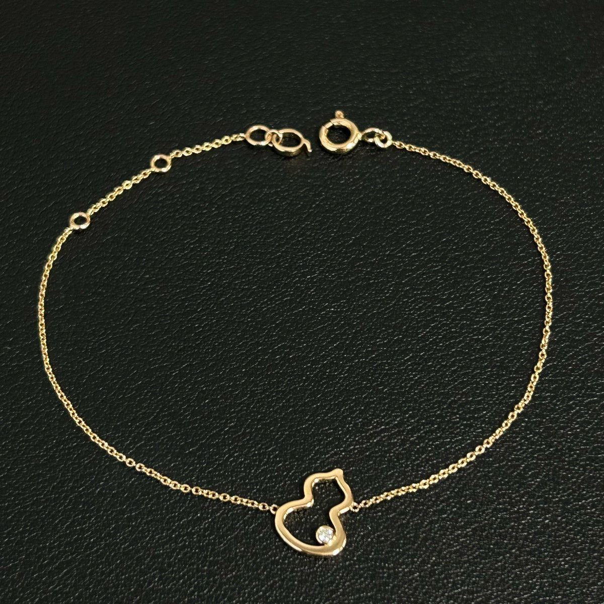 Qeelin - Wulu - 18k yellow gold with a single diamond - Gold