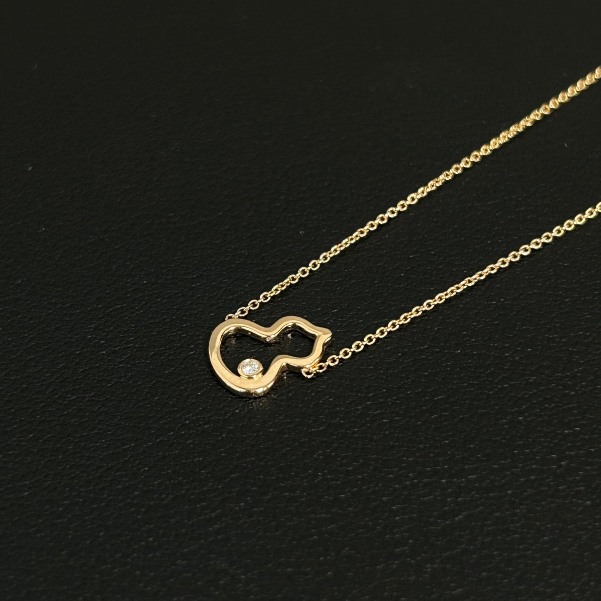 Qeelin - Wulu - 18k yellow gold with a single diamond - Gold