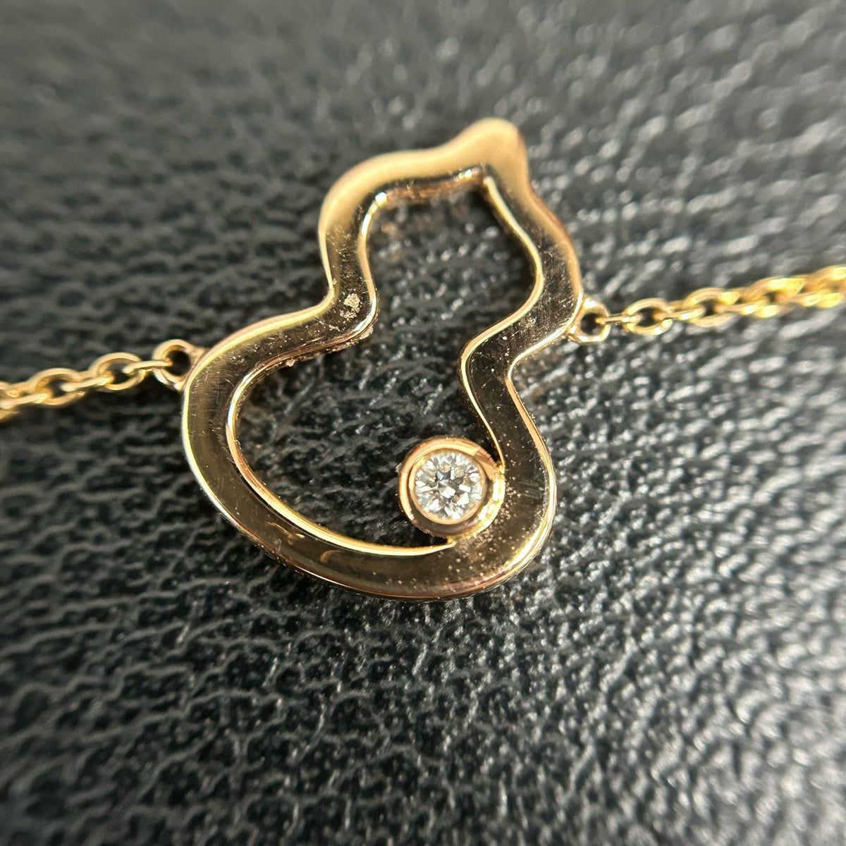 Qeelin - Wulu - 18k yellow gold with a single diamond - Gold
