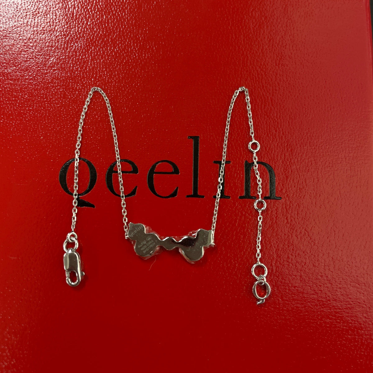 Qeelin - WuLu Echo Diamond - 18K white gold and diamonds - Pink - (17.5 cm)