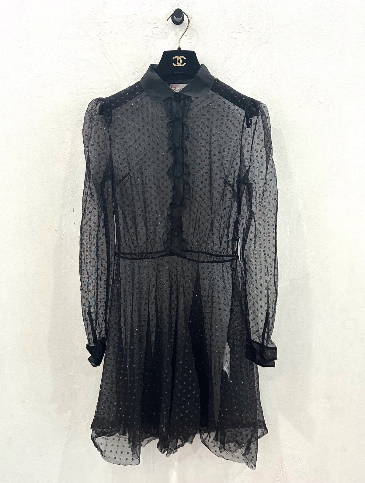 Red Valentino - Other - Silk - Black - (38)