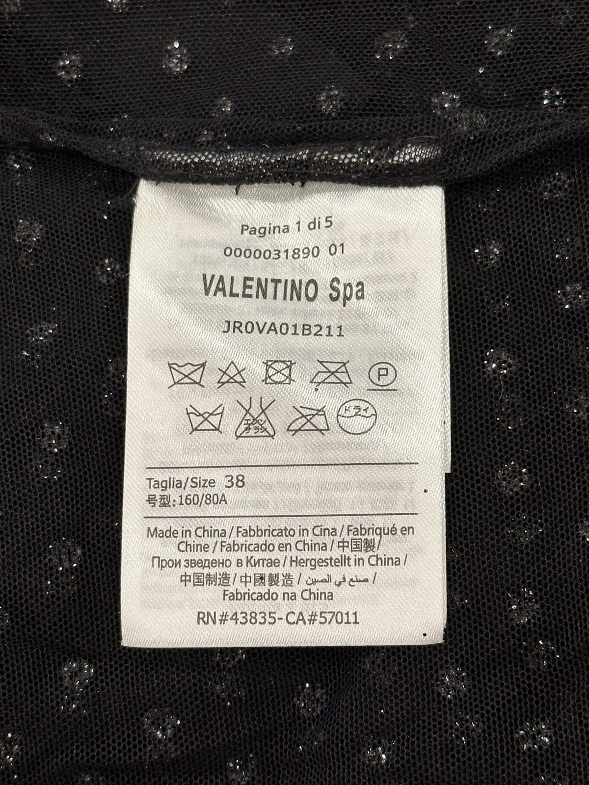 Red Valentino - Other - Silk - Black - (38)