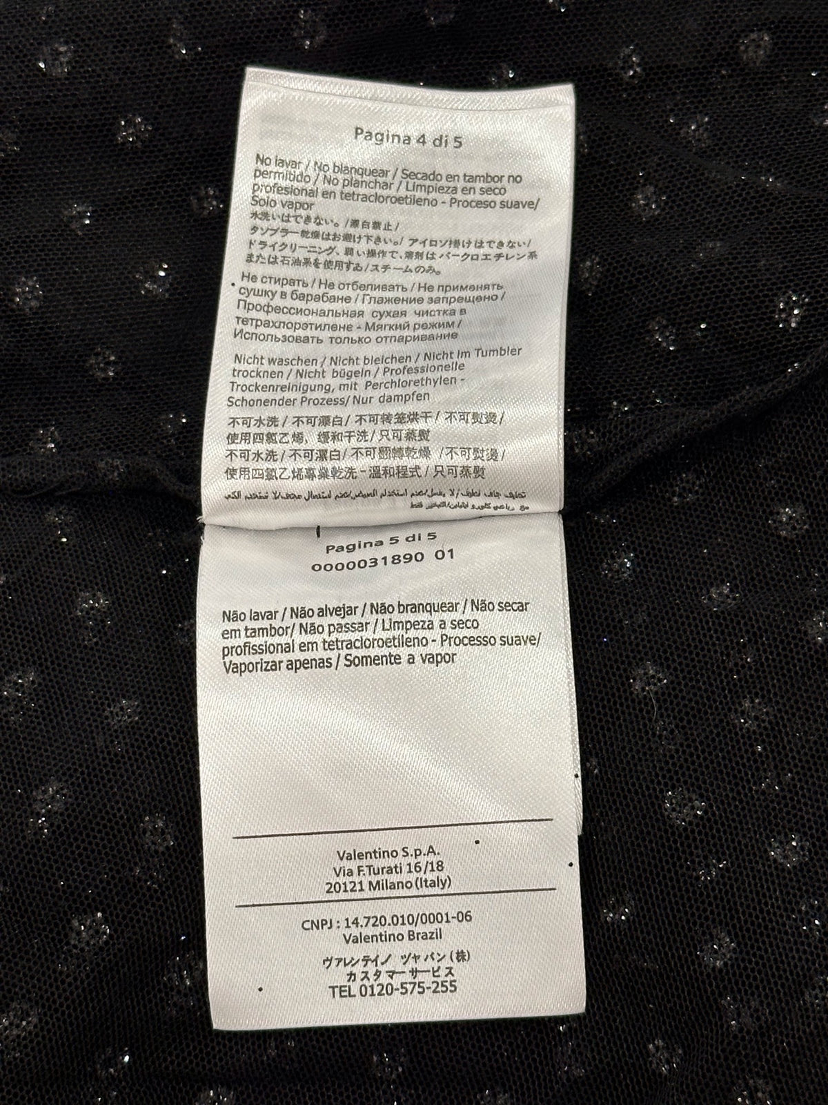 Red Valentino - Other - Silk - Black - (38)