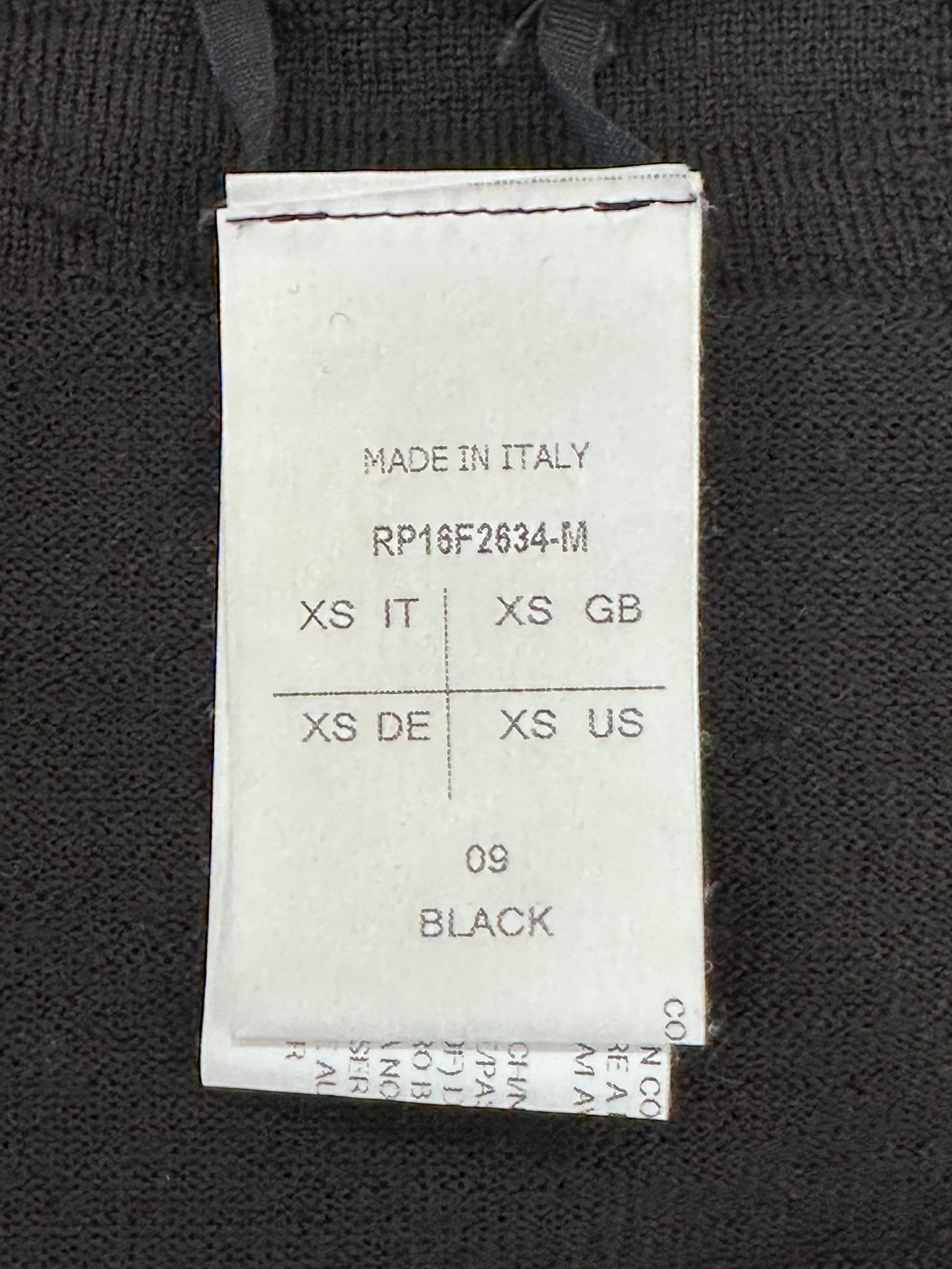Rick Owens - Mastodon - Wool - Black - (XS)