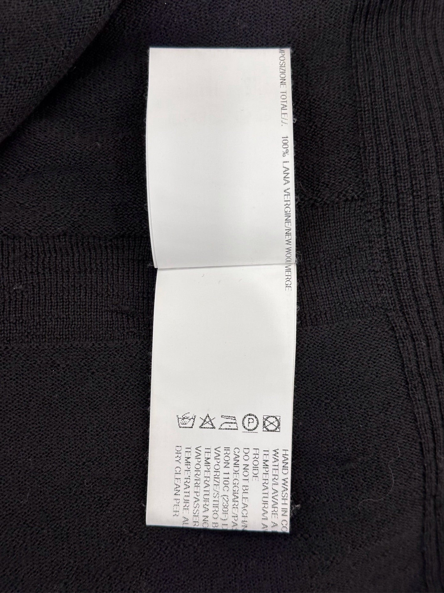 Rick Owens - Mastodon - Wool - Black - (XS)