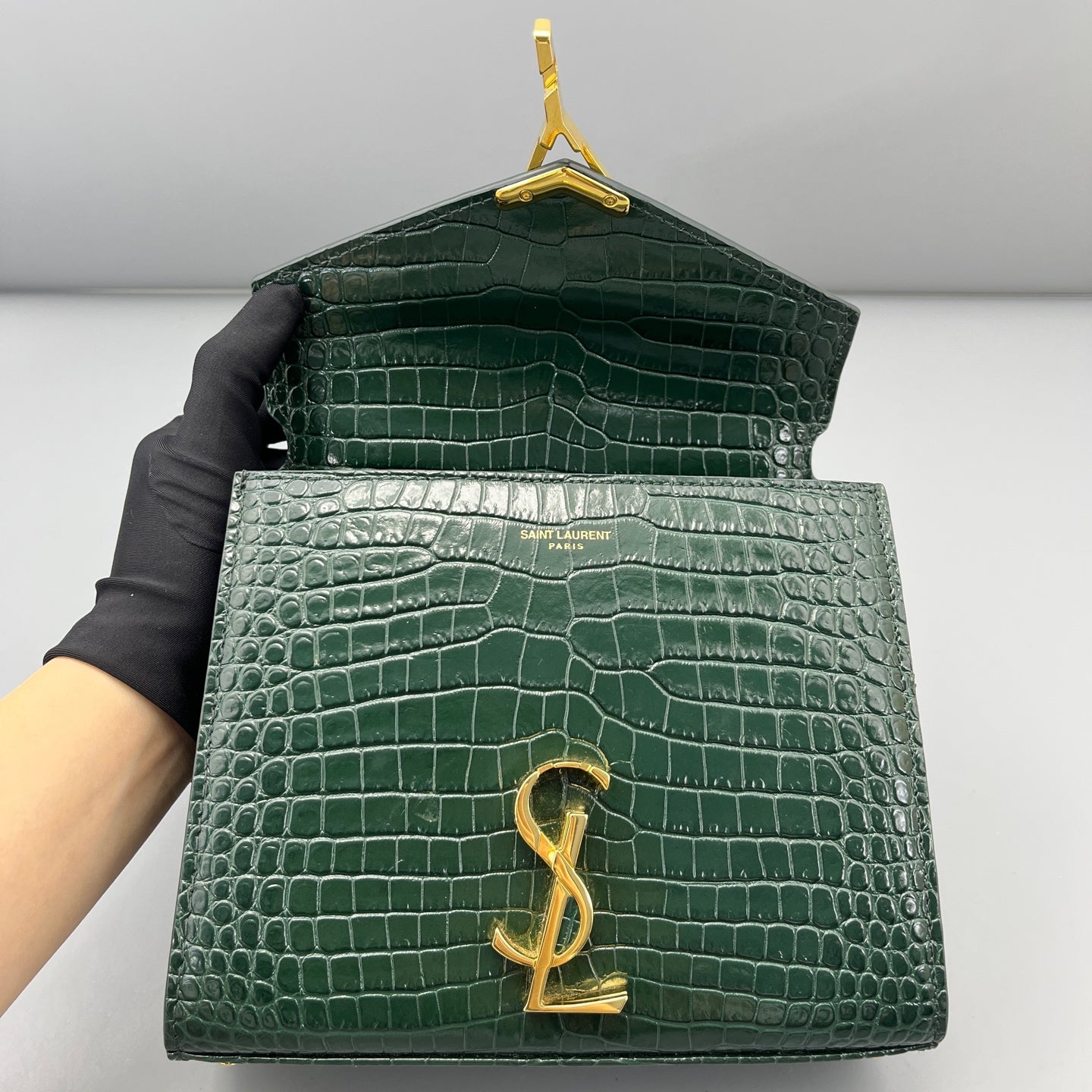 Saint Laurent -  - Leather - Green