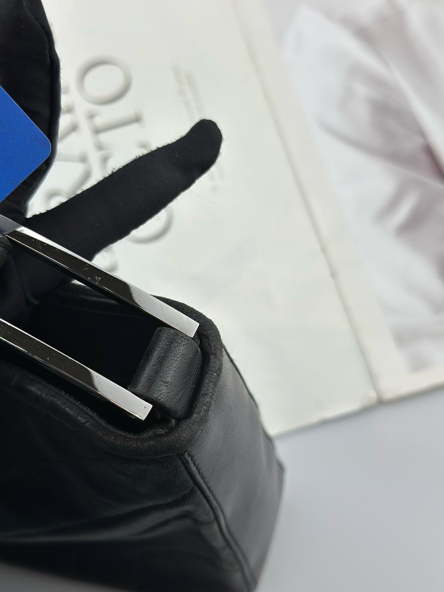 Saint Laurent - Baguette - Leather - Black - (mini)