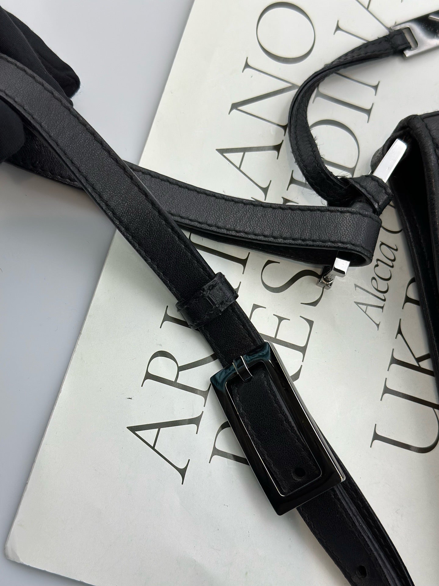 Saint Laurent - Baguette - Leather - Black - (mini)