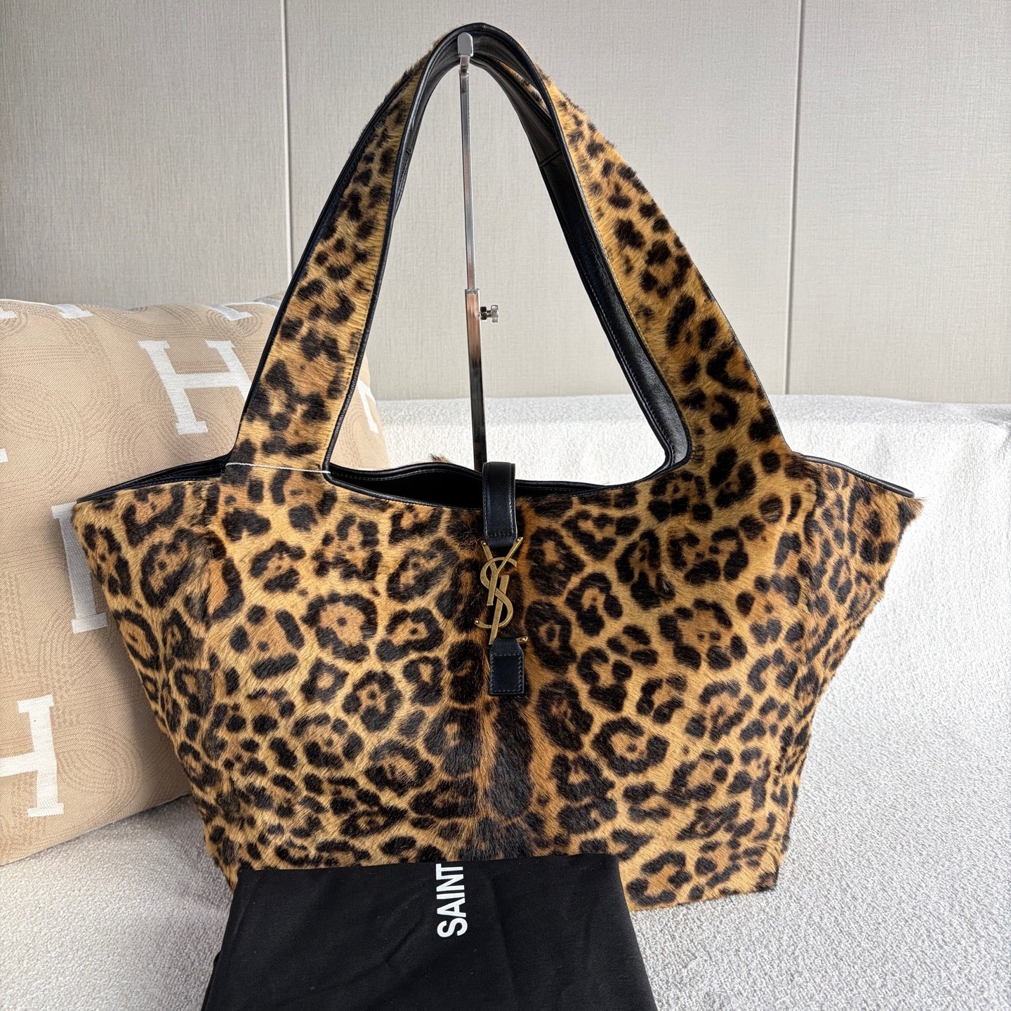 Saint Laurent - Bea Hobo Tote - Pony-style calfskin and Leather - Multicolour with Black accents - (medium)