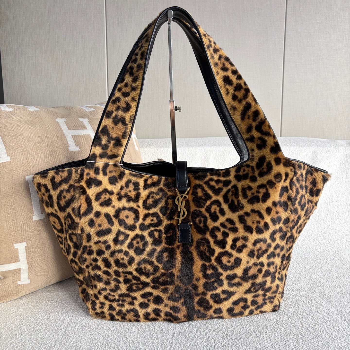 Saint Laurent - Bea Hobo Tote - Pony-style calfskin and Leather - Multicolour with Black accents - (medium)
