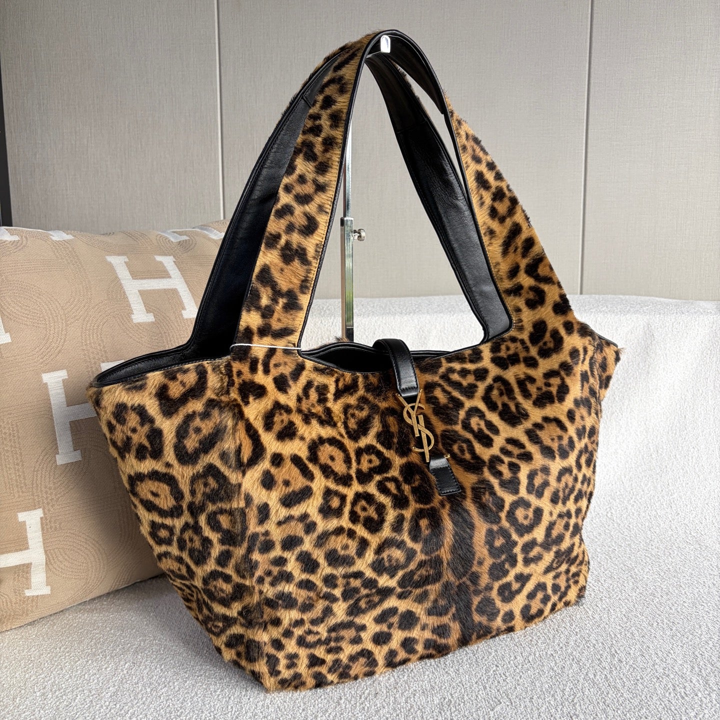 Saint Laurent - Bea Hobo Tote - Pony-style calfskin and Leather - Multicolour with Black accents - (medium)