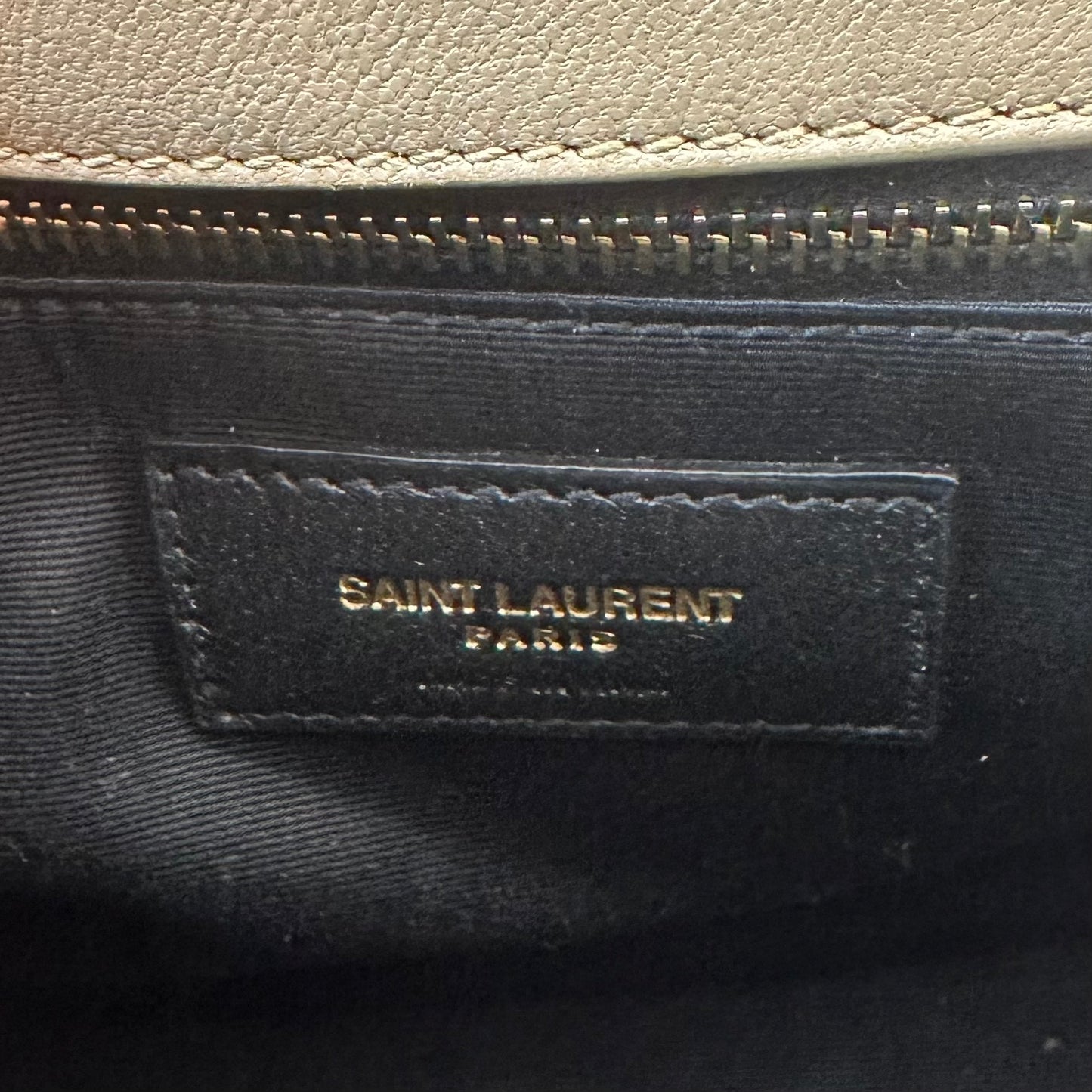Saint Laurent - Becky - Leather - Beige