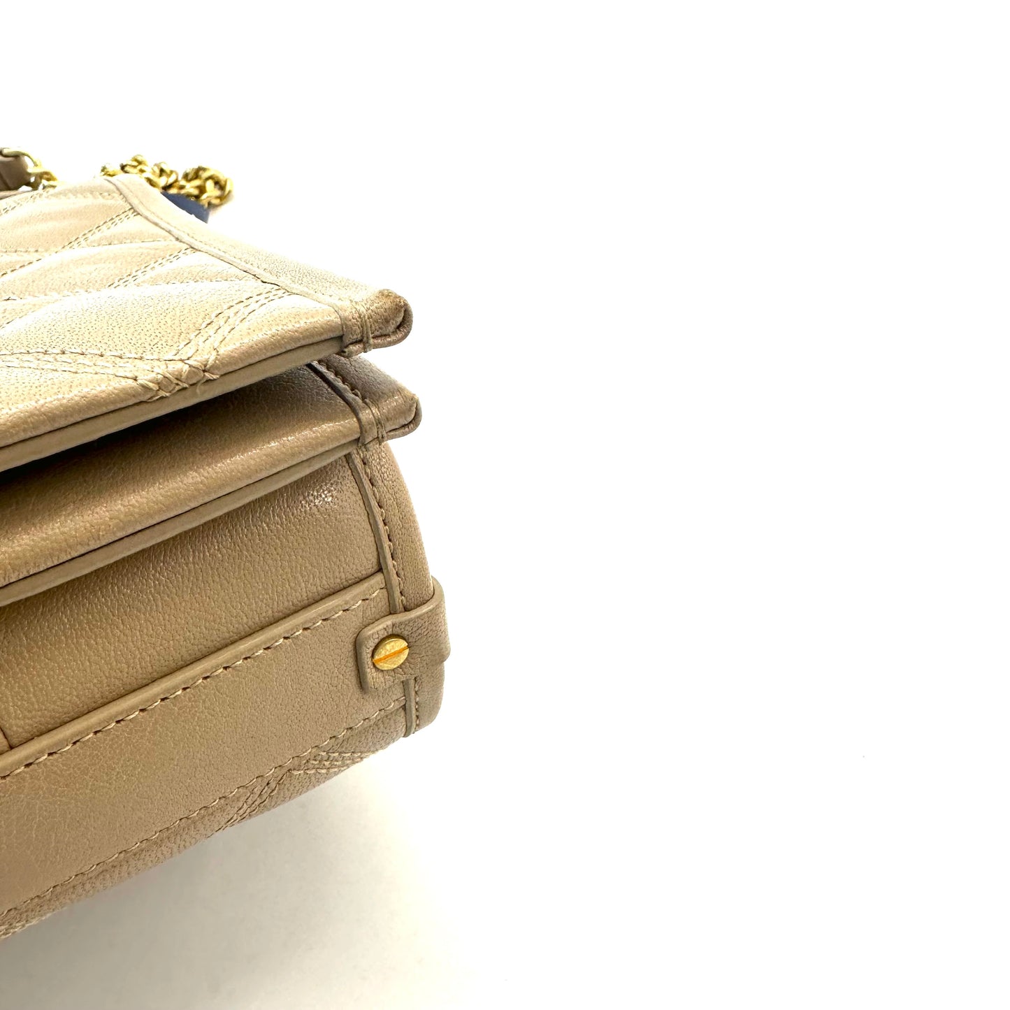 Saint Laurent - Becky - Leather - Beige