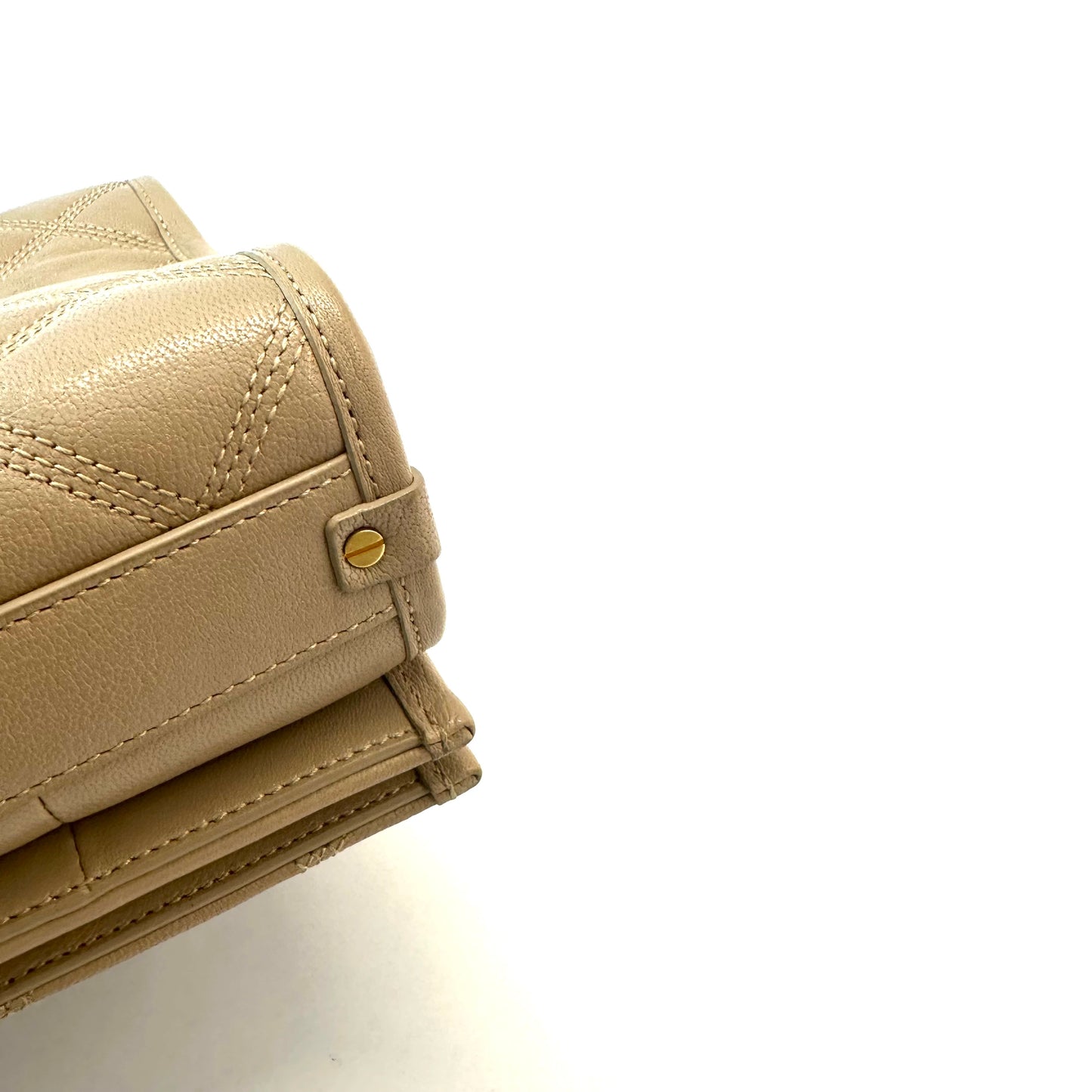 Saint Laurent - Becky - Leather - Beige