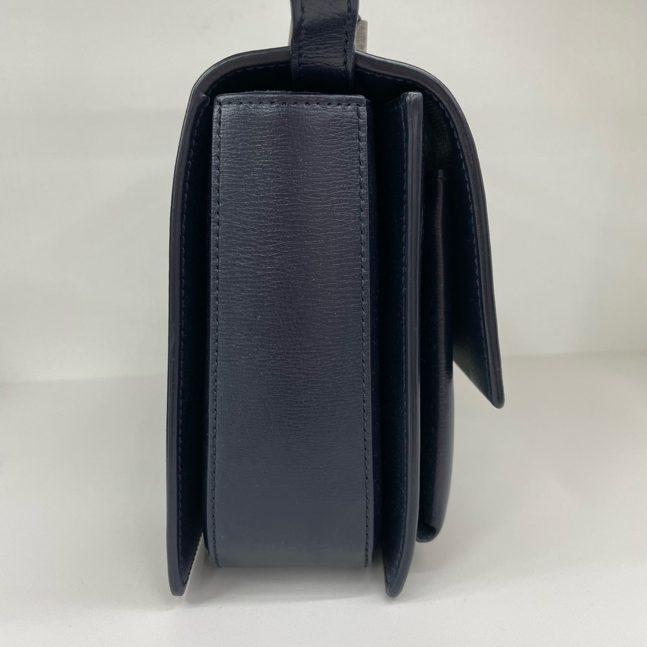 Saint Laurent - Bellechasse - Box calfskin leather - Navy - (Small)