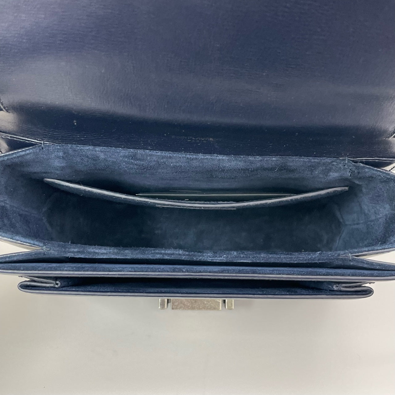Saint Laurent - Bellechasse - Box calfskin leather - Navy - (Small)
