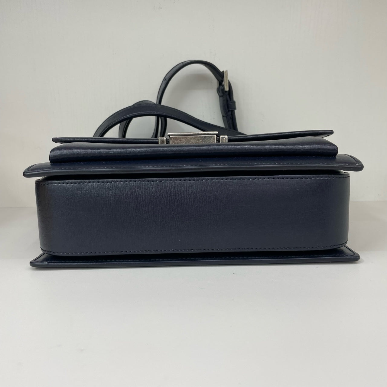 Saint Laurent - Bellechasse - Box calfskin leather - Navy - (Small)