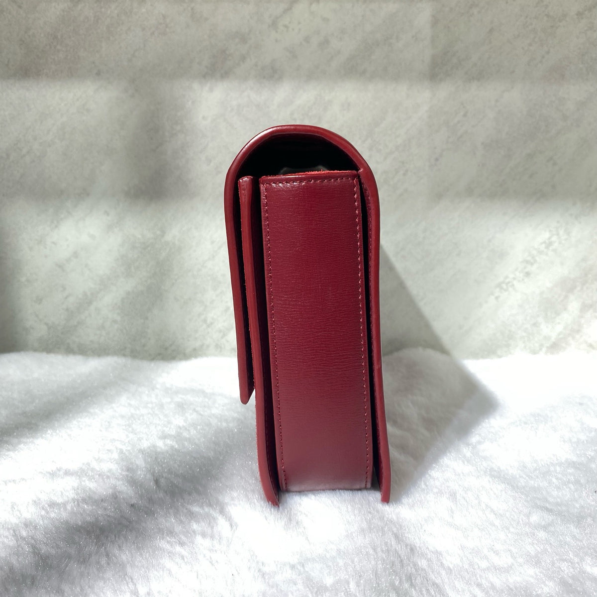 Saint Laurent - Bellechasse - Leather - Burgundy - (small)