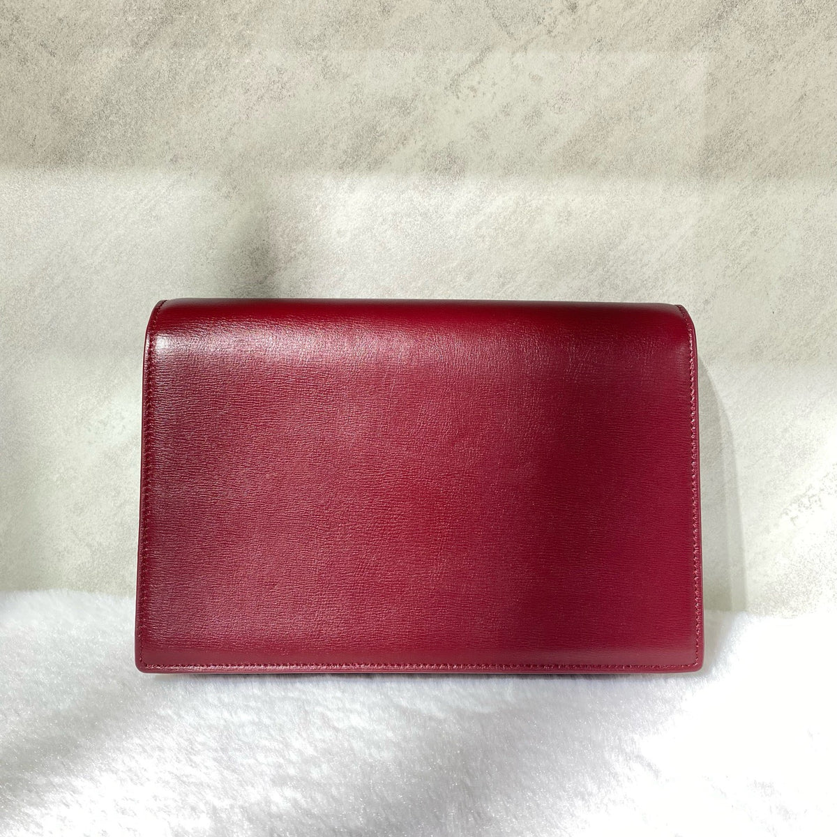 Saint Laurent - Bellechasse - Leather - Burgundy - (small)