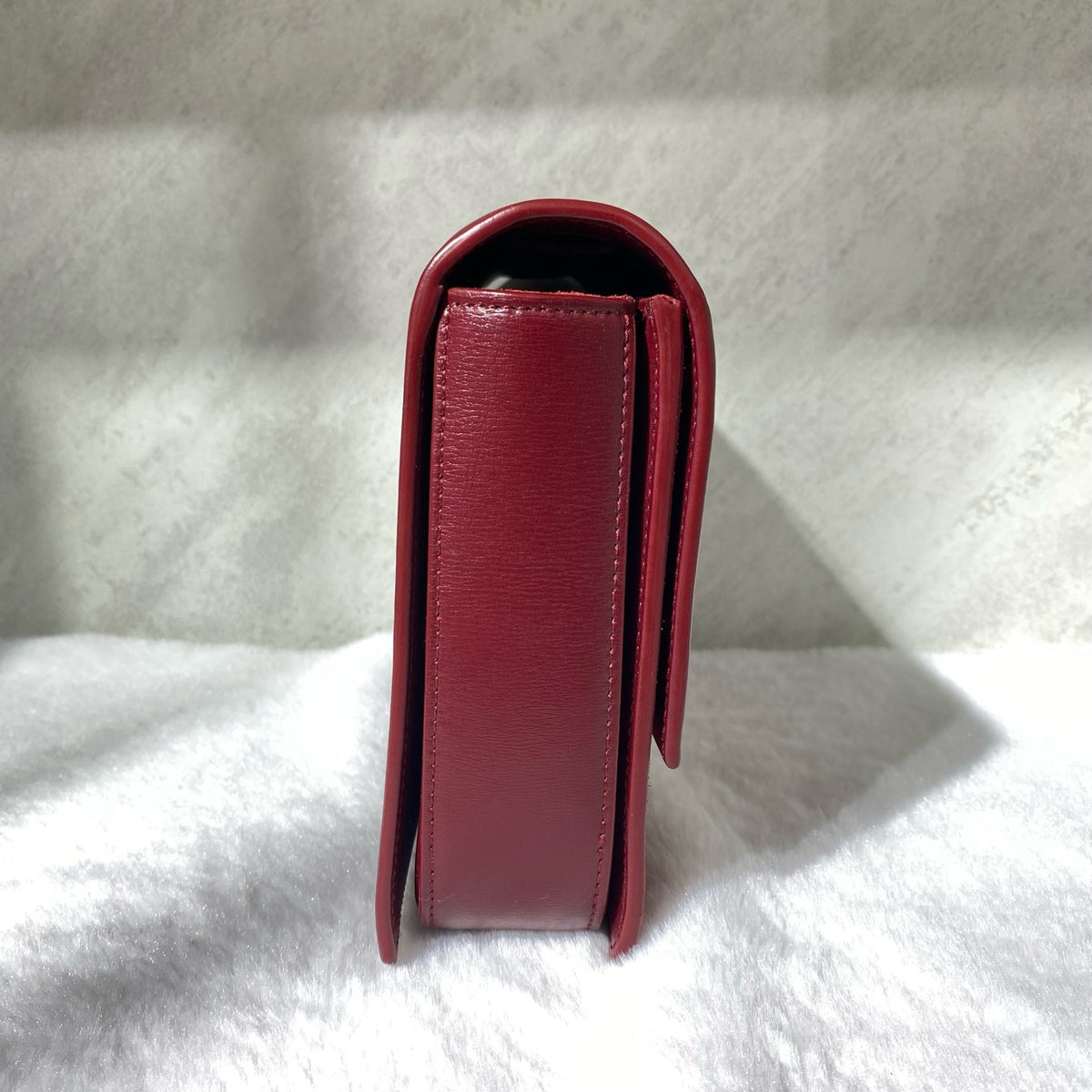 Saint Laurent - Bellechasse - Leather - Burgundy - (small)