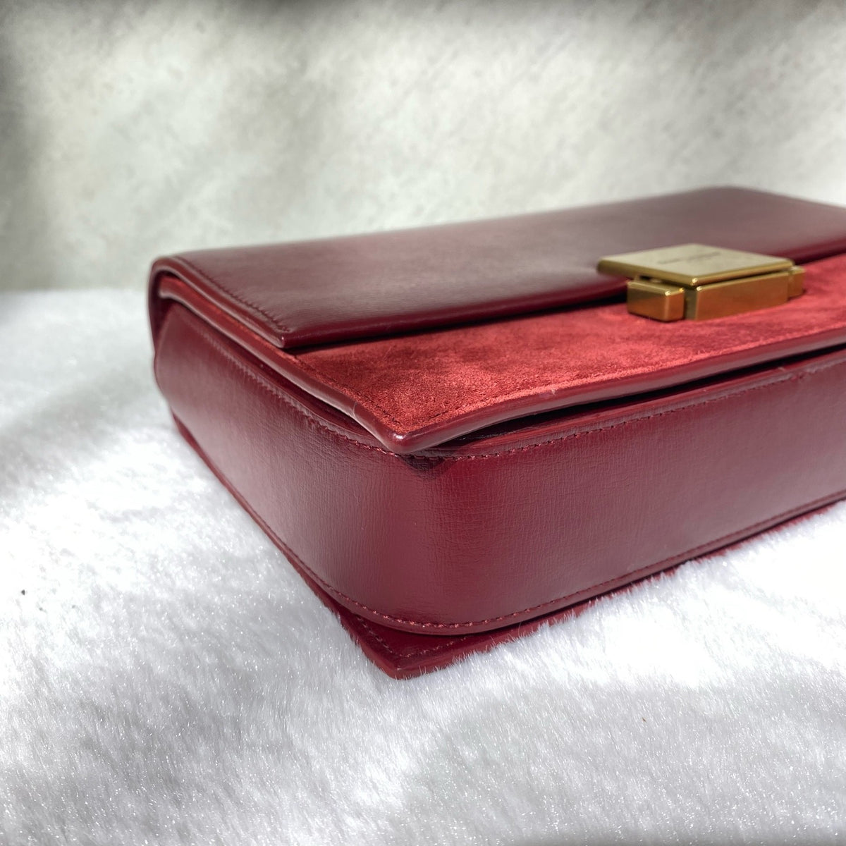 Saint Laurent - Bellechasse - Leather - Burgundy - (small)