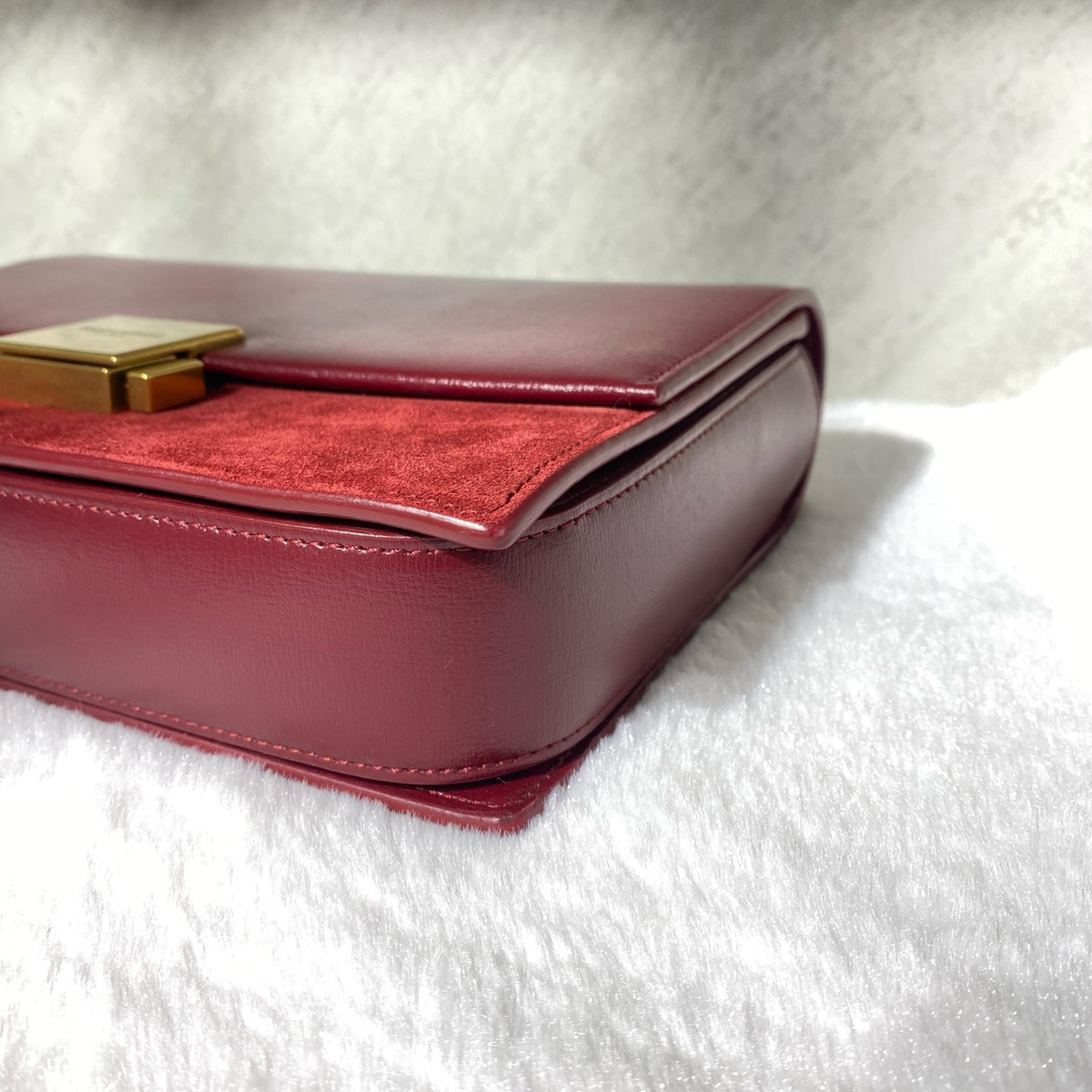 Saint Laurent - Bellechasse - Leather - Burgundy - (small)
