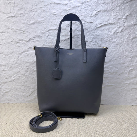 Saint Laurent - Bold - Leather - Grey - (small)