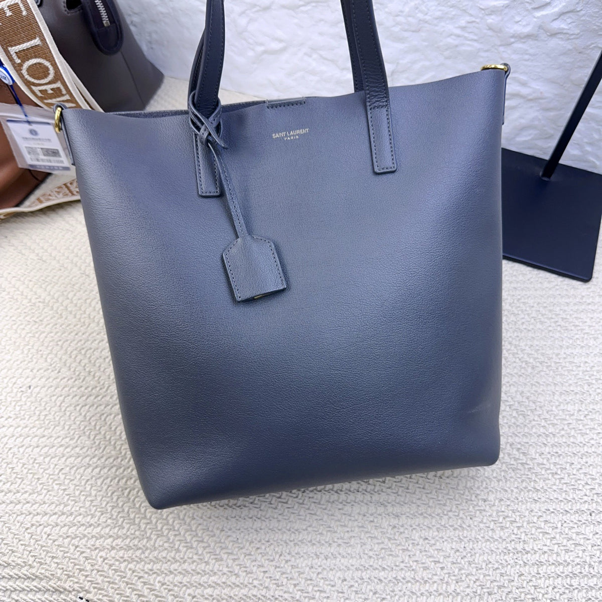 Saint Laurent - Bold - Leather - Grey - (small)